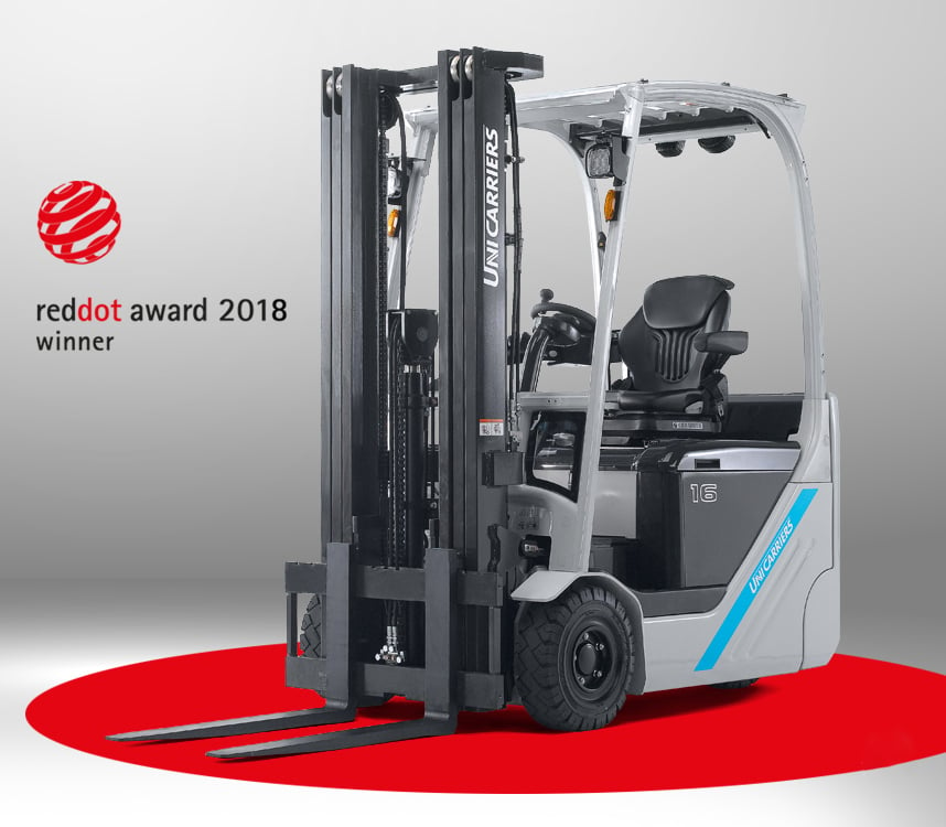 UniCarriers wins red dot award for their new TX3